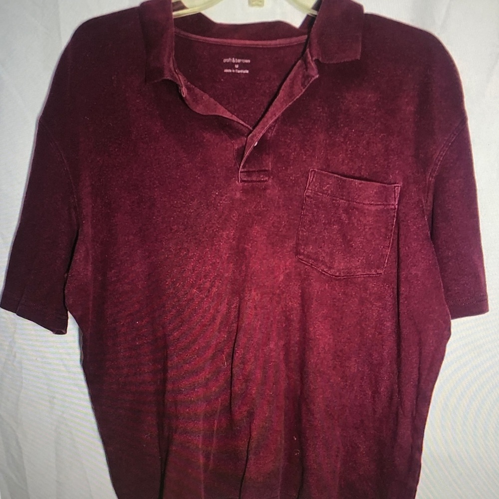 Men's Burgundy Polo Shirt